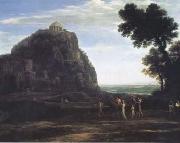 Claude Lorrain View of Delphi with a Procession (mk17) France oil painting artist